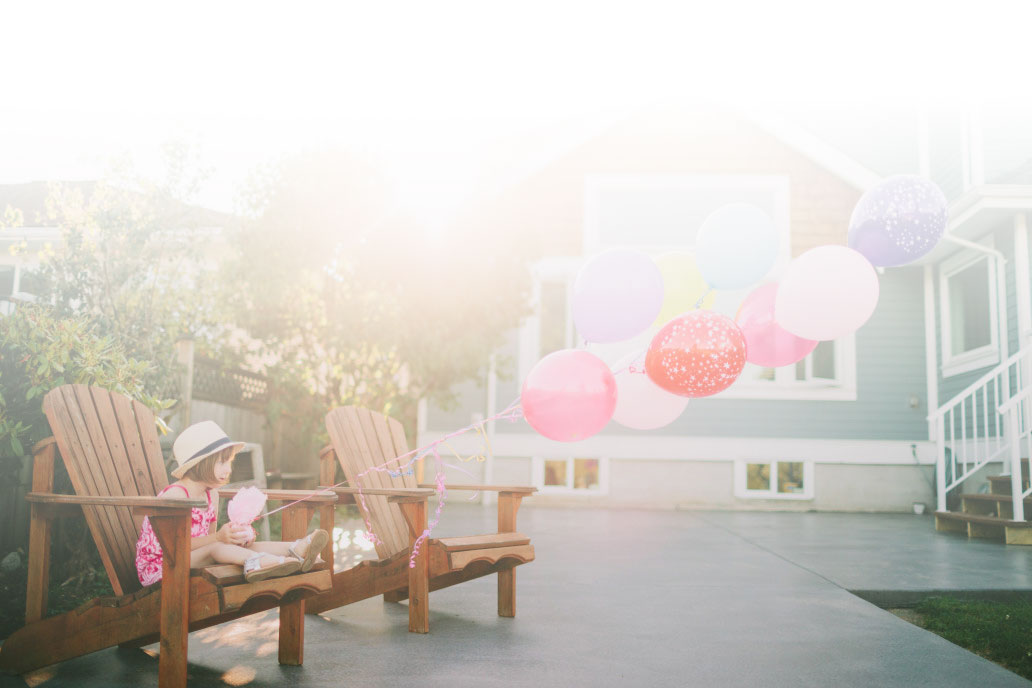 Backyard patio home lifestyle